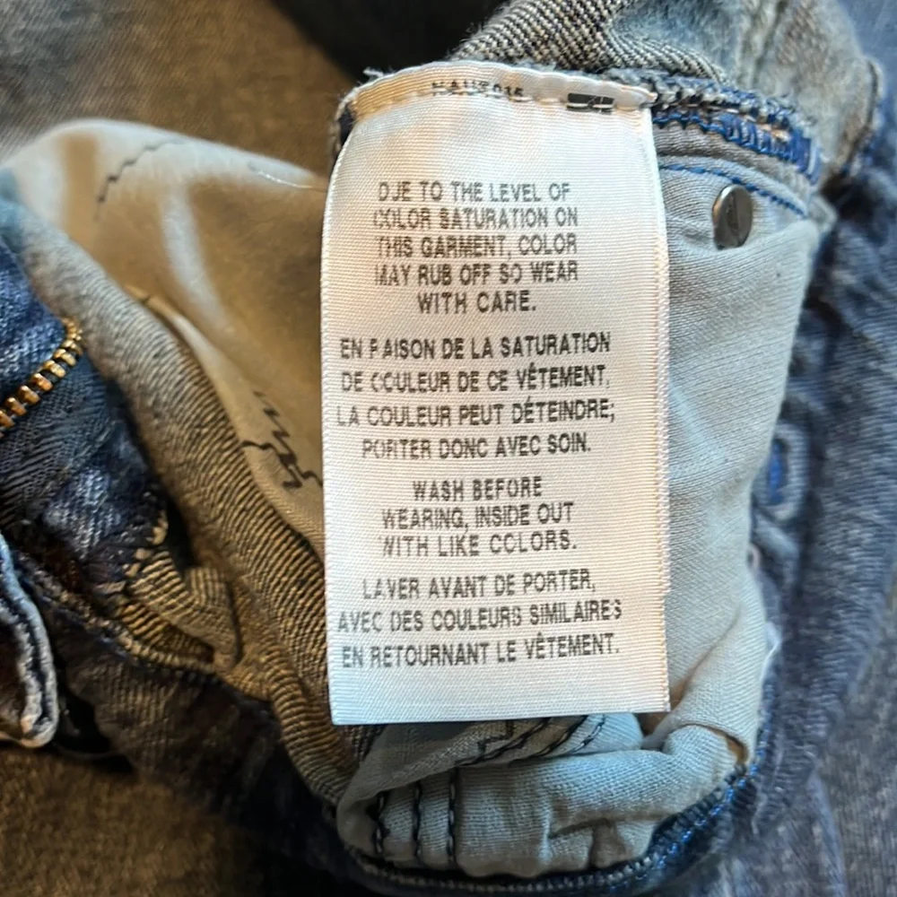 Nautica Jeans Mens Blue Denim Straight Fit Stretch Pants Size 40/30